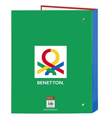 Ringmap Benetton Pop Grijs A4 (26.5 x 33 x 4 cm)
