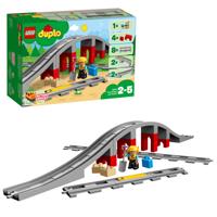 Lego Duplo 10872 Treinbrug en Rails 26-delig - thumbnail