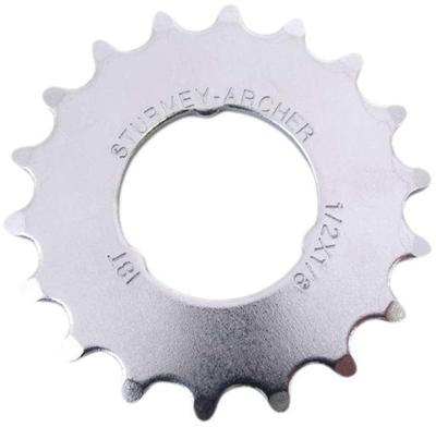 Tandwiel Sturmey Archer 18T - 1/8 Vlak model - Chroom