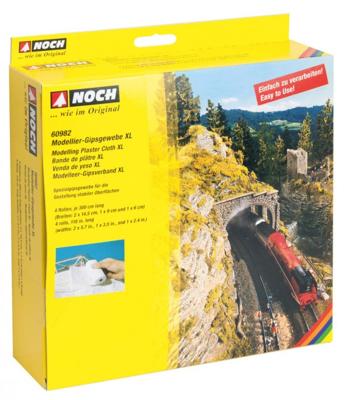 NOCH 60982 Gipsverband Aluminium-grijs 4 stuk(s) NOCH 60982 Gipsverband Aluminium-grijs 4 stuk(s)