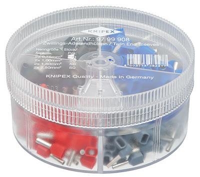Knipex Assortimentsbox | 200-delig 2 x 0,75 | 1 stuk - 97 99 908 - 97 99 908