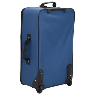VidaXL 5-delige kofferset stof blauw VidaXL 5-delige kofferset stof blauw