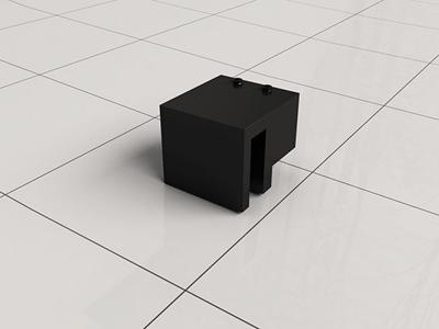 Wiesbaden Glaskoppeling Slim Voor Stabilisatiestang Messing Goud