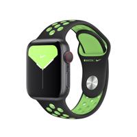 Apple Nike Sport Band Apple Watch 38mm / 40mm / 41mm Black / Lime Blast - thumbnail