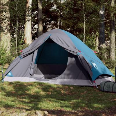 VidaXL Koepeltent 4-persoons waterdicht blauw