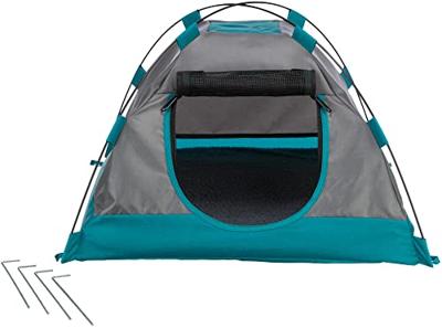 TRIXIE TENT VOOR HONDEN DONKERGRIJS / PETROL 47X47X34 CM - thumbnail