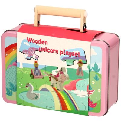Eenhoorn Speelset in Opbergkoffer