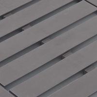 Tuintafel 78x55x38 cm kunststof mokkakleurig - thumbnail