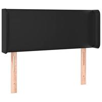 Hoofdbord LED 103x16x78/88 cm kunstleer zwart - thumbnail
