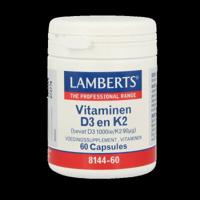 Vitamine D3 1000IE en K2 90mcg 60 Capsules - thumbnail