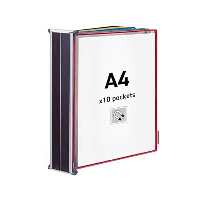 Zichtpanelensysteem wand tarifold magn a4 10ass Zichtpanelensysteem wand tarifold magn a4 10ass