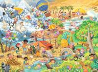 Ravensburger legpuzzel xxl vier seizoenen, 100st. - thumbnail