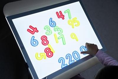 Tickit Doorschijnende Cijfers 20 stuks