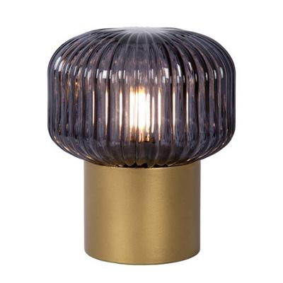 Lucide JANY - Tafellamp - Ø 16 cm - 1xE14 - Mat Goud / Messing