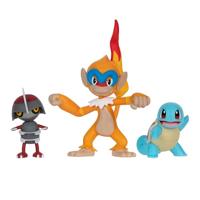 Pokemon Battle Figure Pack - Pawniard, Monferno & Squirtle - thumbnail