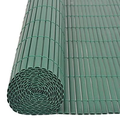 VidaXL Tuinafscheiding dubbelzijdig 90x500 cm pvc groen VidaXL Tuinafscheiding dubbelzijdig 90x500 cm pvc groen