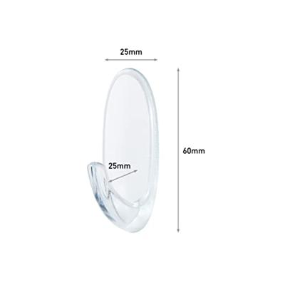 3M Command-haak M Transparant Inhoud: 2 stuk(s) - thumbnail