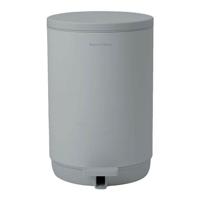 Marc O'Polo Marc O'Polo The Curve Pedal bin Light Grey - thumbnail