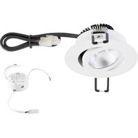 EVN PC20D60102 EVN Lichttechnik LED-inbouwlamp LED LED vast ingebouwd 6 W Wit - thumbnail