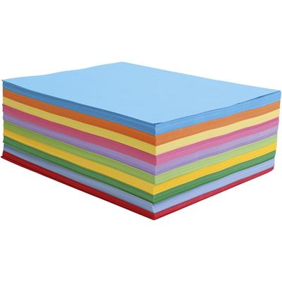 Creativ Company Creatief papier, a4, 80 gr, diverse kleuren, 1000 vel/ 1 doos