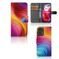 Book Case voor Motorola Moto G24 | G04 | G24 Power Regenboog - thumbnail