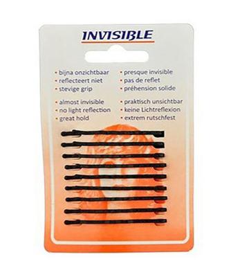 Invisible schuifjes newey kaartje zwart kort