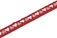 Beeztees Kittentuig Hartjes Rood 120cm x 10mm - thumbnail