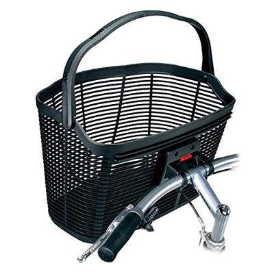 Klickfix Rixen & kaul mand, voorop "lamello" fr.basket r&k lamello large black