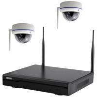 INKOVIDEO INKO-22M2D WLAN complete set voor videobewaking 4-kanaals netwerkrecorder en 2x Dome 3MP bewakingscamera - thumbnail