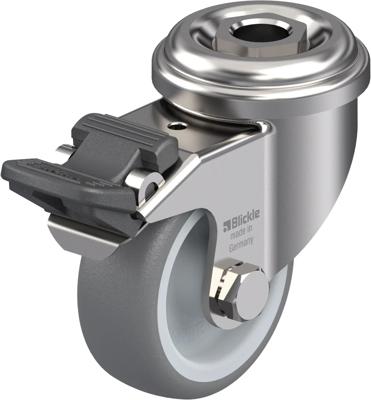 Blickle LRXA-TPA 50G-FI Zwenkwiel met rem Wieldiameter: 50 mm Draagvermogen (max.): 50 kg 1 stuk(s)