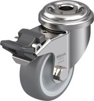 Blickle LRXA-TPA 50G-FI Zwenkwiel met rem Wieldiameter: 50 mm Draagvermogen (max.): 50 kg 1 stuk(s) - thumbnail