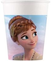 Globos Papieren bekers fsc frozen 2 wind spirit, 8st. - thumbnail