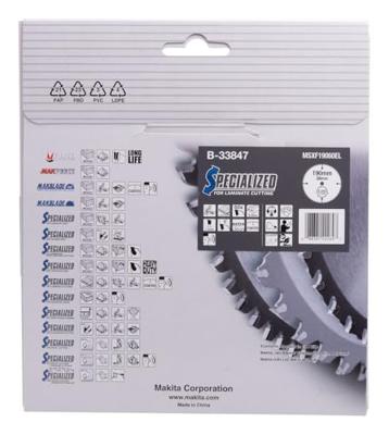 Makita Accessoires Afkortzaagblad | Gemelamineerd | 190X20X2,0 60T 20G - B-33847