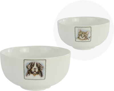 Boerenwinkel Kom Hond-Kat