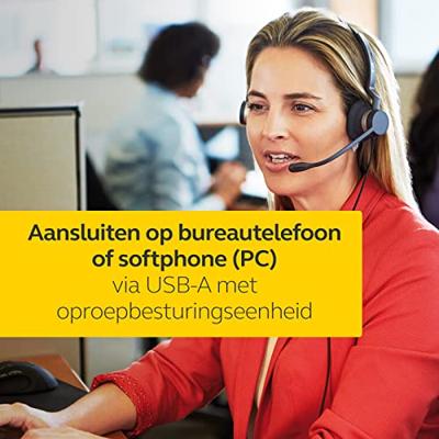 Jabra FBA_2399-829-109 BIZ hoofdtelefoon voor ruisonderdrukking Biz 2300 speelgoedonderdeel Stereo Zwart