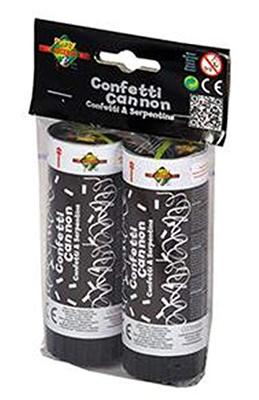 Confettikanon Party Cannon Foil Strips Zilver