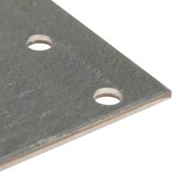 Platen geperforeerd 20 st 2 mm 300x80 mm gegalvaniseerd staal - thumbnail