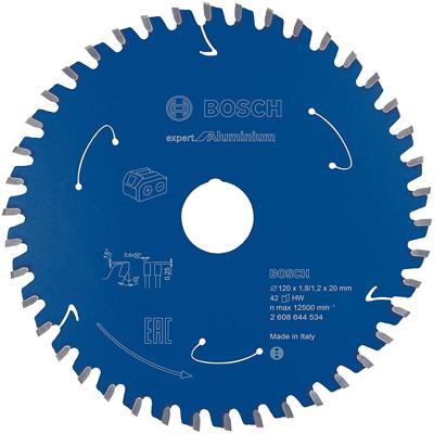 Bosch Accessoires Expert for Aluminium cirkelzaagblad voor accuzagen 120x1,8/1,2x20 T42 - 1 stuk(s) - 2608644534 - 2608644534