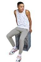 JACK & JONES JEANS INTELLIGENCE regular fit joggingbroek light grey melange - thumbnail