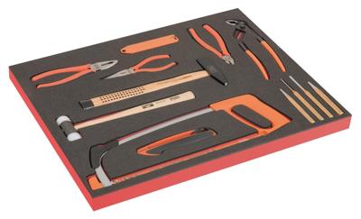 Bahco Foaminlay Fit&Go 3/3 met slaggereedschap | snijgereedschap en tangen - 13-delig - FF1A154 Bahco Foaminlay Fit&Go 3/3 met slaggereedschap | snijgereedschap en tangen - 13-delig - FF1A154