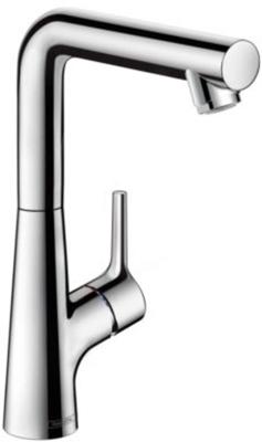 Hansgrohe Talis Ss wastafelkraan 210 120° draaibaar met waste chroom 72105000 Hansgrohe Talis Ss wastafelkraan 210 120° draaibaar met waste chroom 72105000