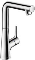 Hansgrohe Talis Ss wastafelkraan 210 120° draaibaar met waste chroom 72105000 - thumbnail