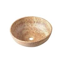 Waskom Sapho Priori Rond 42x15 cm Keramiek Patroon Bruin - thumbnail