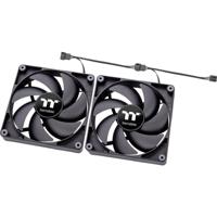 Thermaltake CL-F147-PL12BL-A PC-ventilator Zwart (b x h x d) 120 x 120 x 25 mm - thumbnail