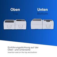 REV 0510231777 Schakel-/stopcontact combinatie Compleet AquaForm Lichtgrijs 1 stuk(s) - thumbnail