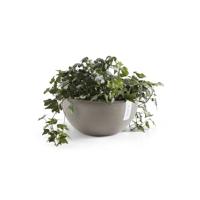 Ecopots Brussels kunststof bloempot Taupe - Ø 28 cm - thumbnail