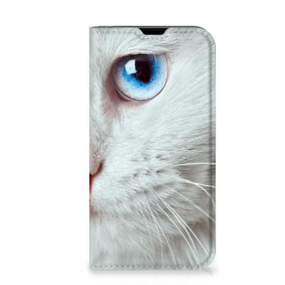 iPhone 13 Mini | Hoesje maken | Witte Kat