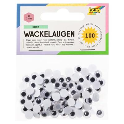 Folia knutseloogjes rond 7 mm