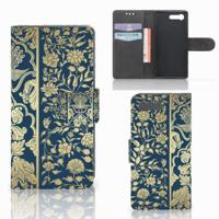 Sony Xperia X Compact Hoesje Beige Flowers - thumbnail