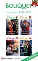 Bouquet e-bundel nummers 4317 - 4320 - Lynne Graham, Heidi Rice, Fleur van Ingen, Natalie Anderson - ebook - thumbnail
